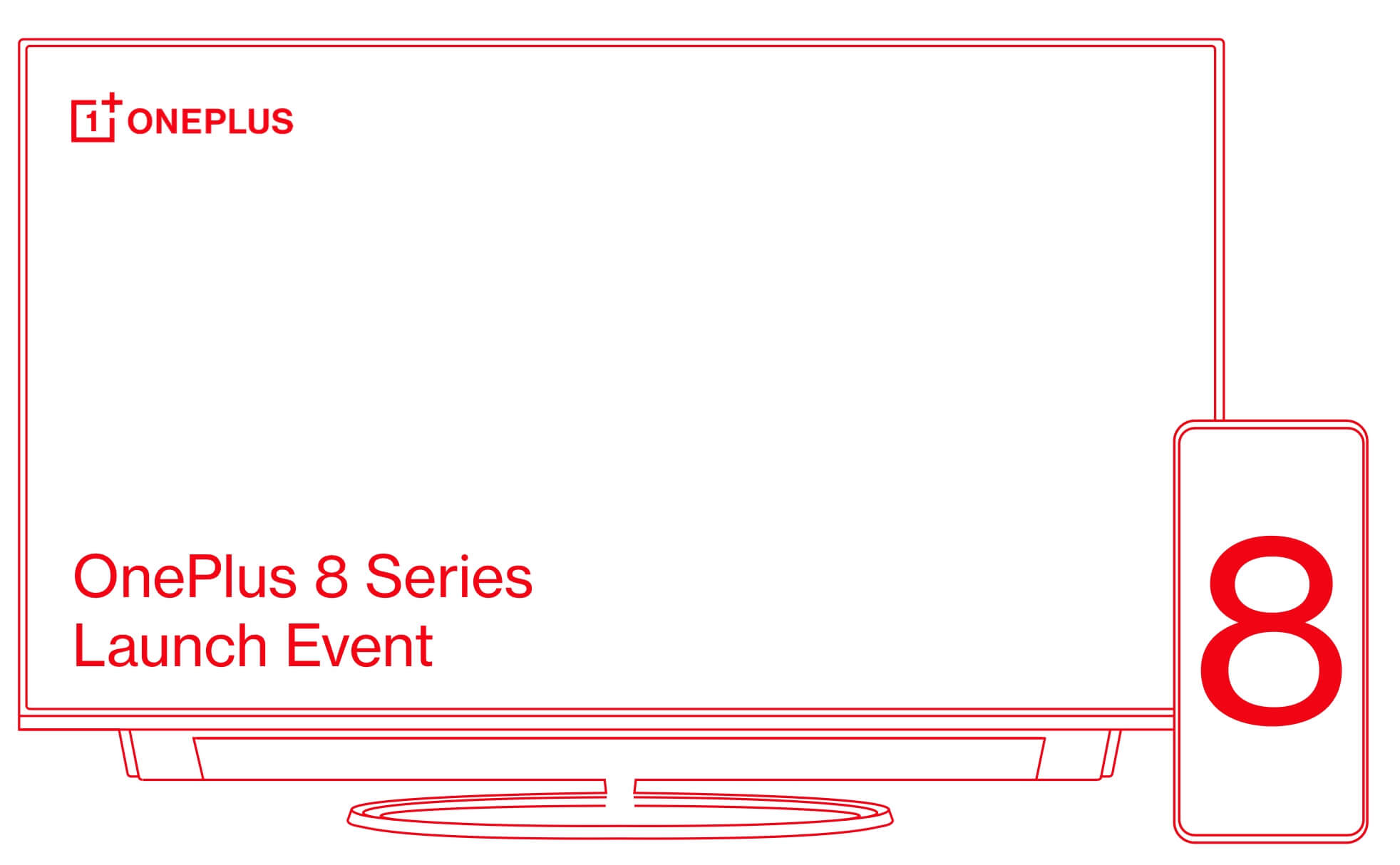 OnePlus 8 系列预热页面出现了电视？