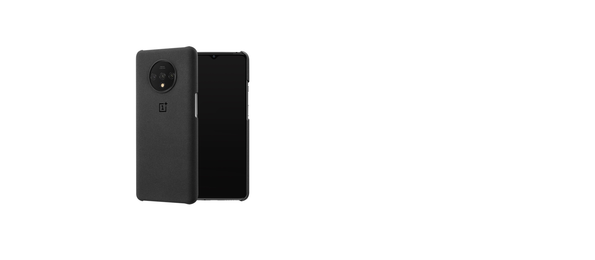 OnePlus 7T Protective Case Sandstone - Black 1